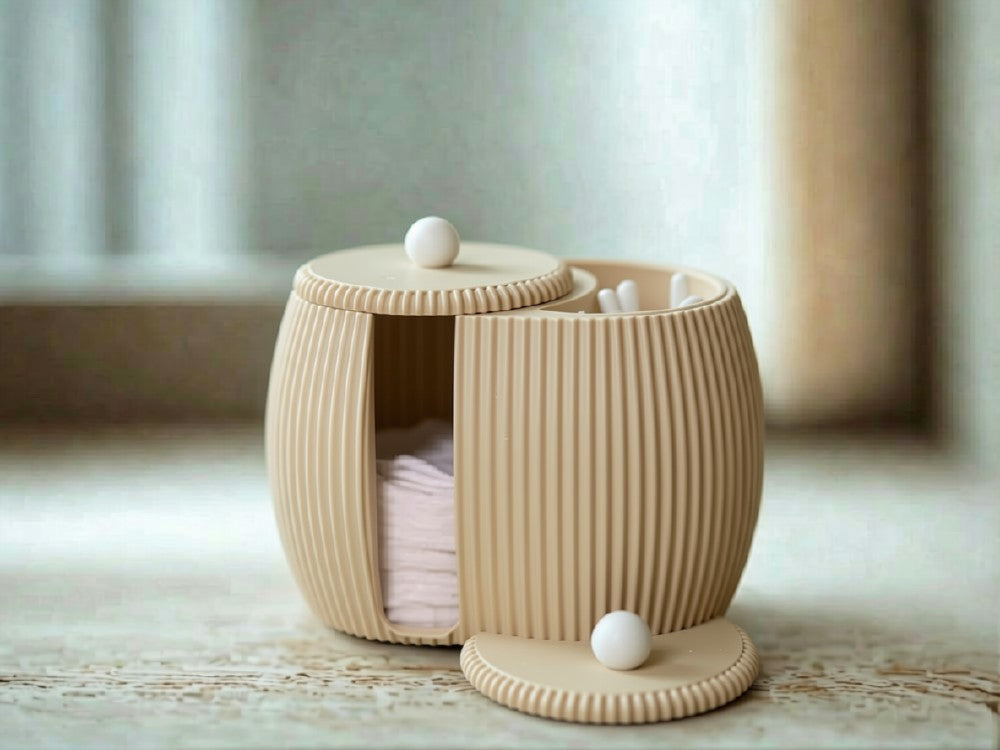 Porta dischetti di cotone e cotton fioc