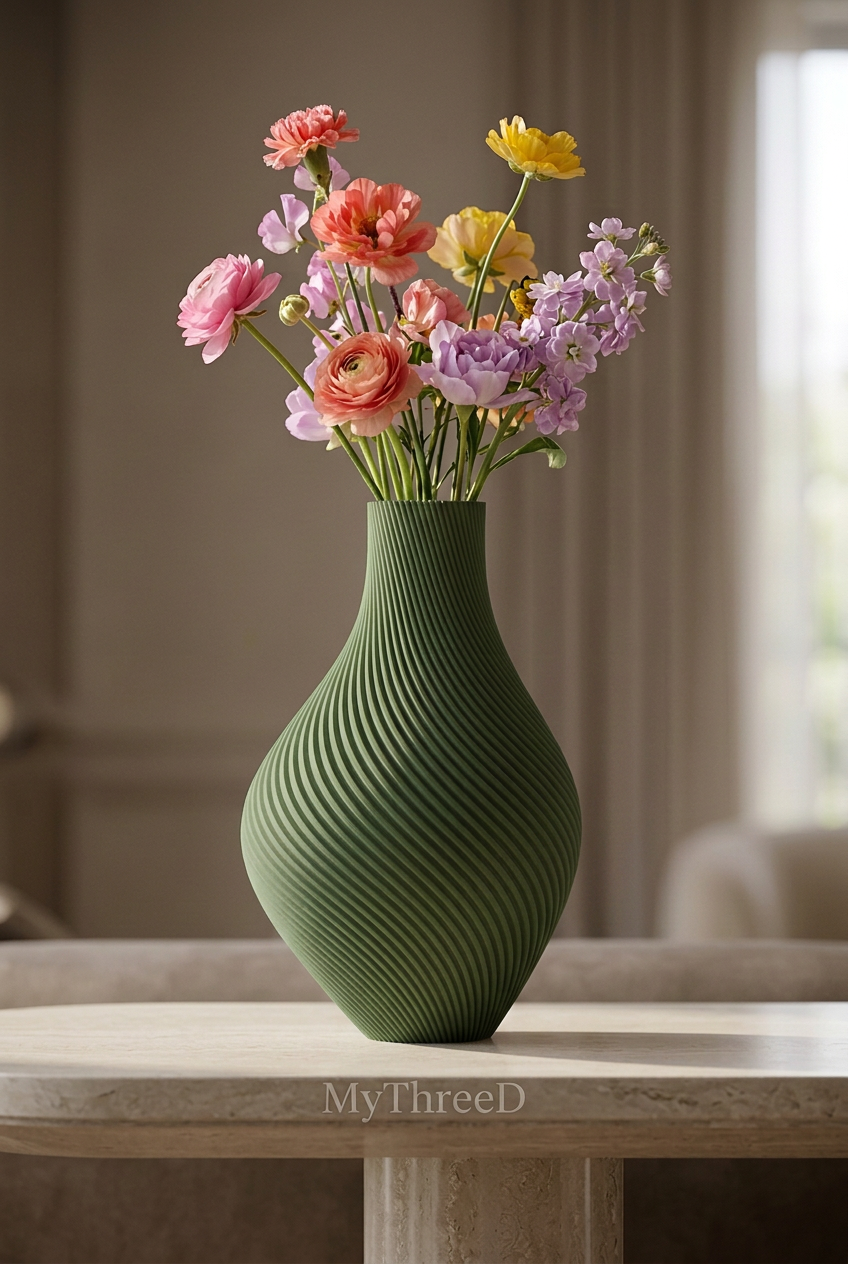 Vaso asimmetrico a coste Verde