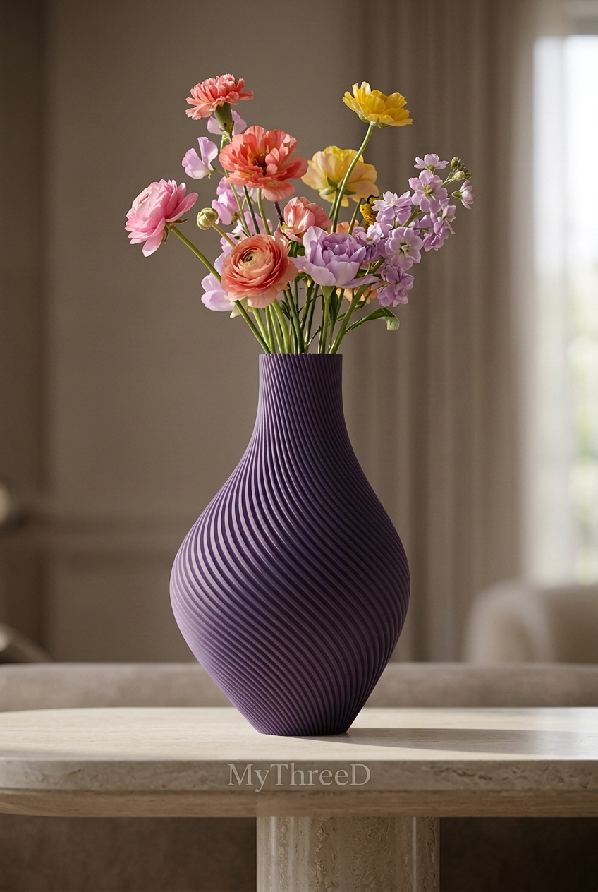 Vaso asimmetrico a coste Viola
