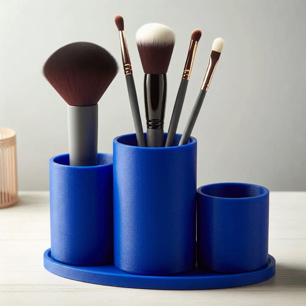 Portapennelli Blu elettrico opaco