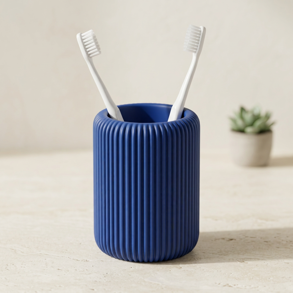 Portaspazzolini blu
