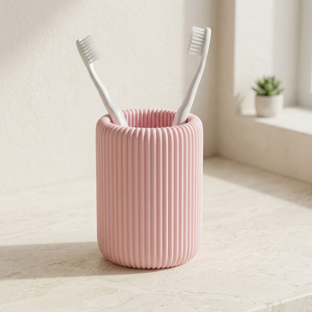 Portaspazzolini rosa
