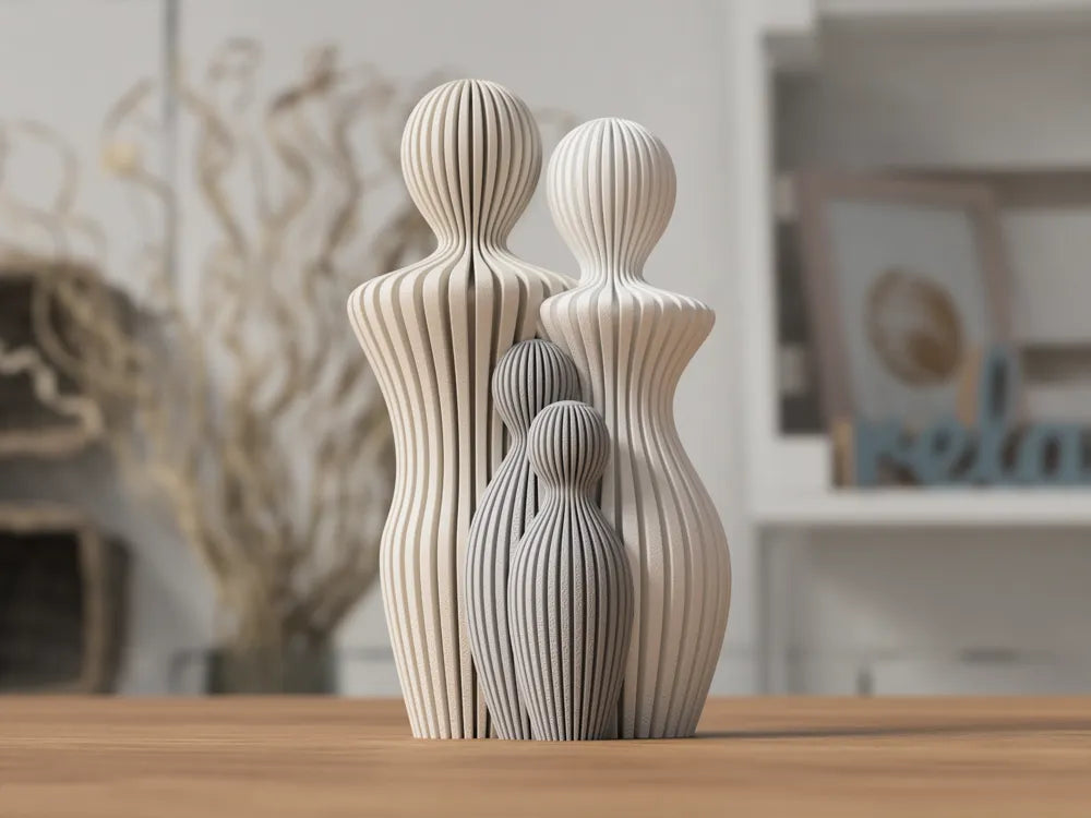 Famiglia – Scultura decorativa personalizzabile