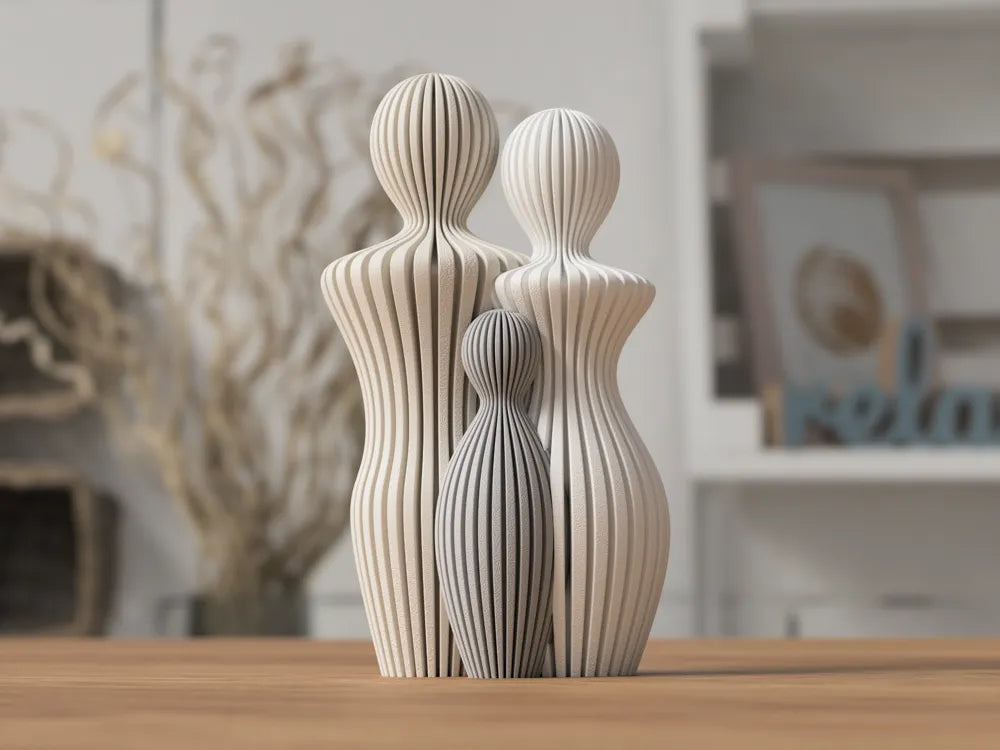 Famiglia – Scultura decorativa personalizzabile