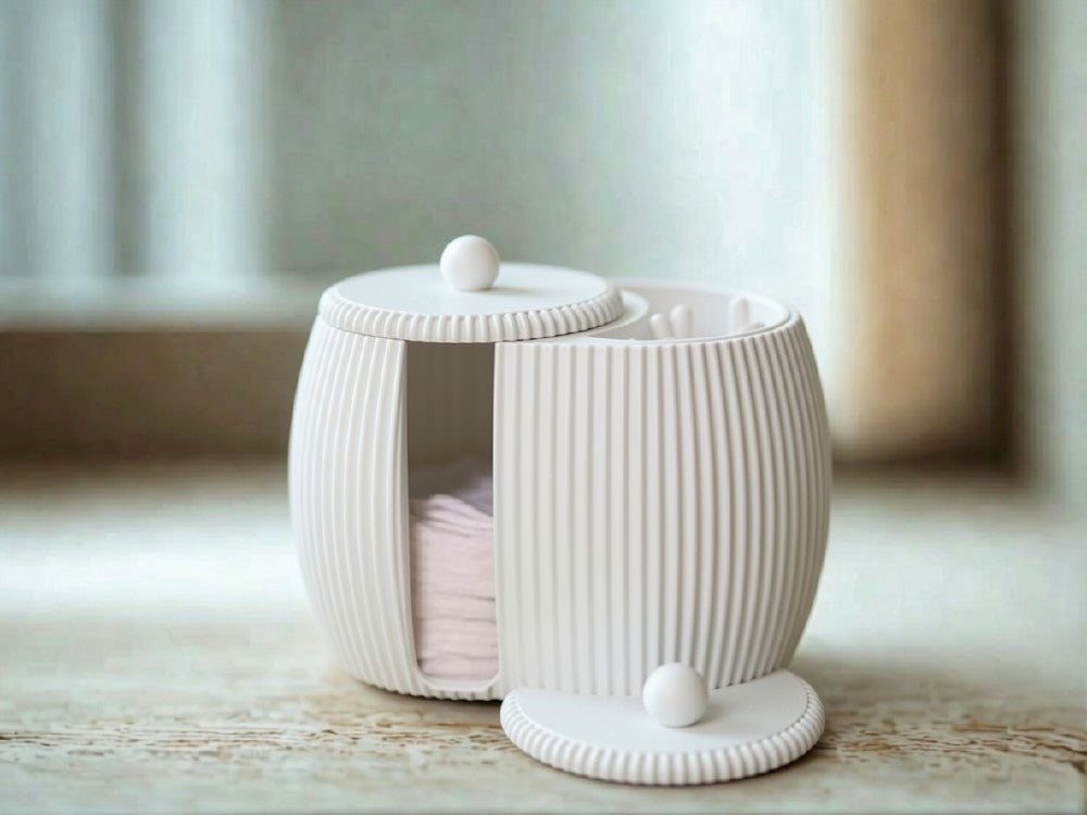 Porta dischetti di cotone e cotton fioc