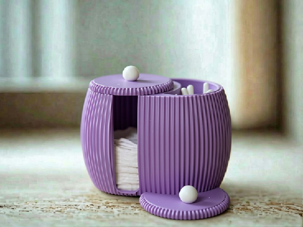 Porta dischetti di cotone e cotton fioc