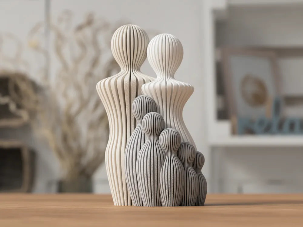 Famiglia – Scultura decorativa personalizzabile