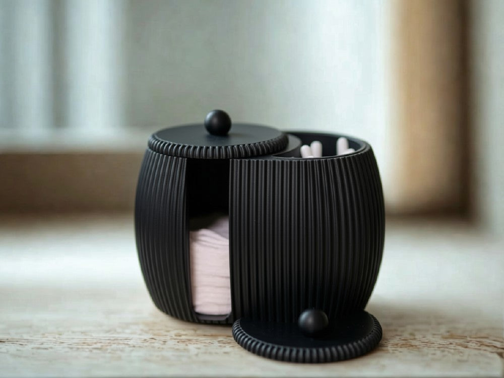 Porta dischetti di cotone e cotton fioc