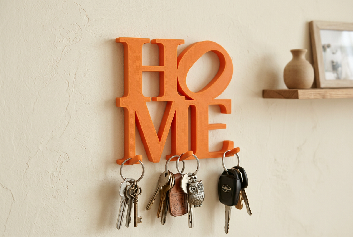 Portachiavi HOME arancione