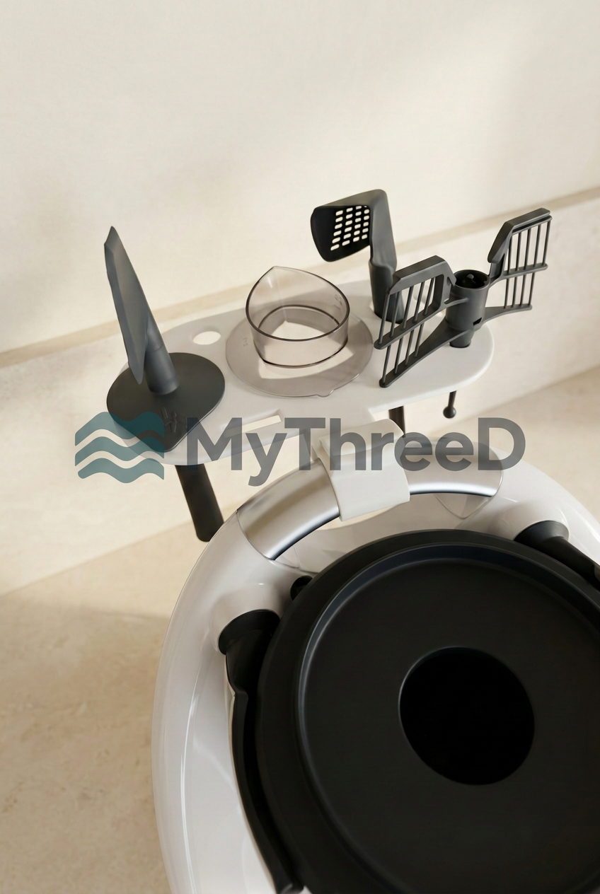 Supporto porta accessori per robot da cucina con filigrana centrale MyThreeD