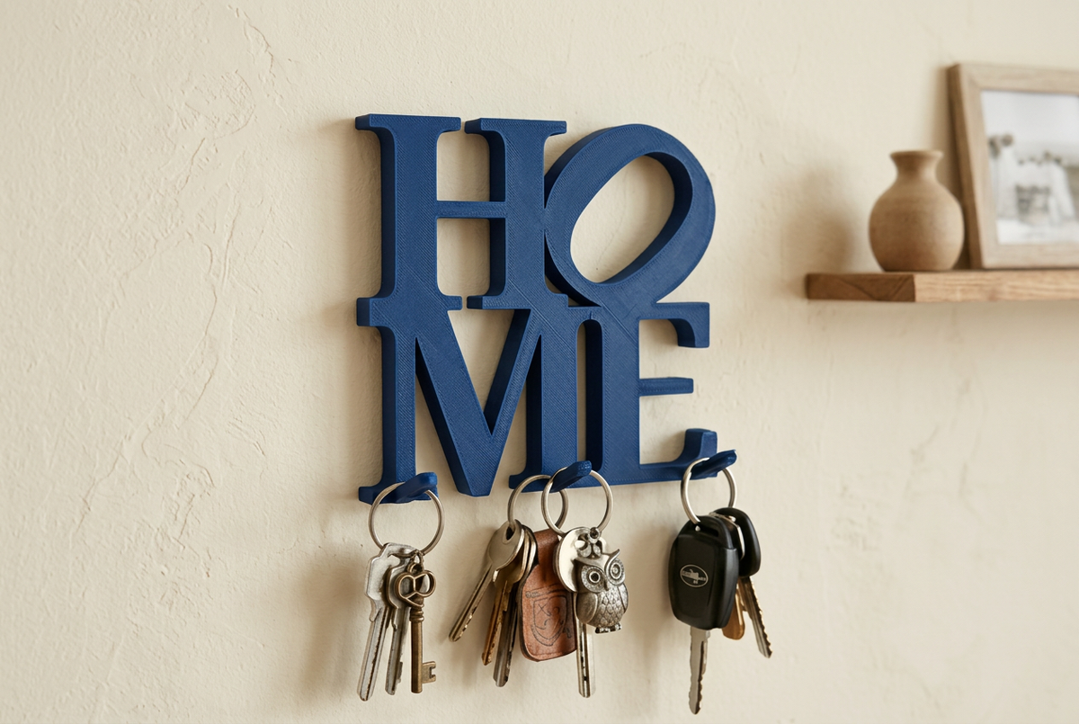 Portachiavi HOME blu